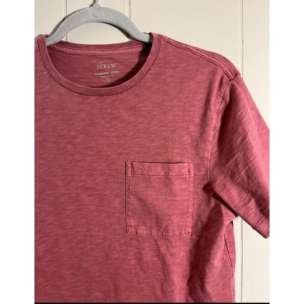 J. Crew Men's garment dyed Pocket T-Shirt